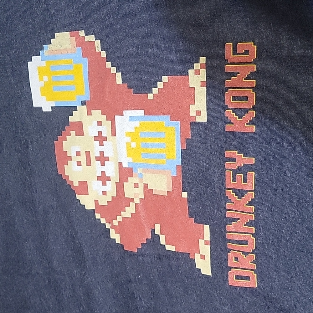 Drunkey Kong Chive Tees  men's size S t-shirt - Picture 2 of 6